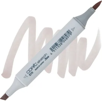 Lihová fixa COPIC Sketch oboustranná Brush & Chisel, E70 Ash rose