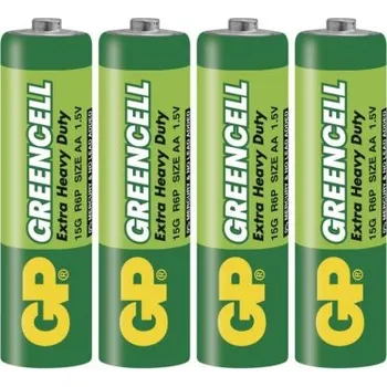 Zinková baterie GP Greencell AA (R6) B1220