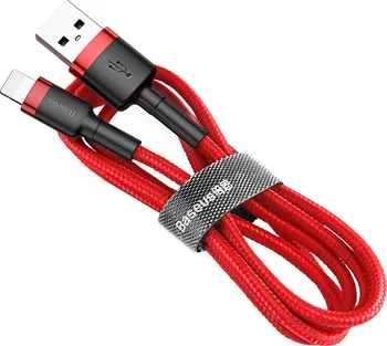Datový kabel Baseus Cafule USB / Lightning 0,5 m červený