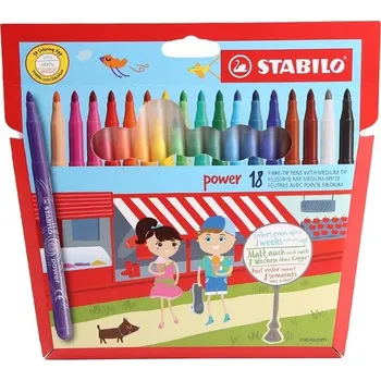 Fixy STABILO power, 18ks