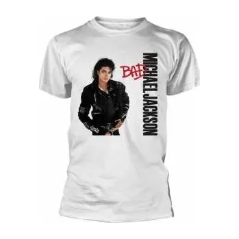 Merch Michael Jackson: Tričko Bad (white) XL 2021