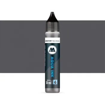 Akvarelový inkoust MOLOTOW Refill Ink pro Aqua, neutral grey 01