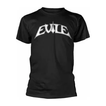 Pánské tričko Merch Evile: Tričko Logo Evile (black Ts/white Print) M 2021
