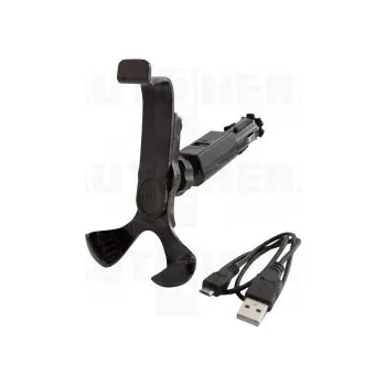 Držák pro GPS 4CARS Držák smartphonu s nabíjením do zásuvky zapalovače