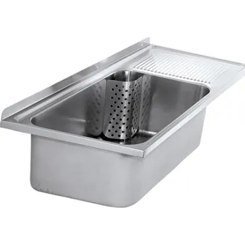 Úklidový dřez Franke KWC BS352 s odkapem (odkap vpravo)