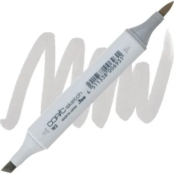 Lihová fixa COPIC Sketch oboustranná Brush & Chisel, W2 Warm gray 2