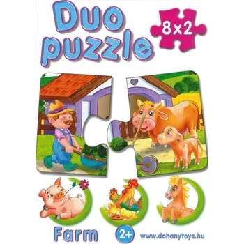 Puzzle DOHÁNY Duo puzzle Na statku 8x2 dílky