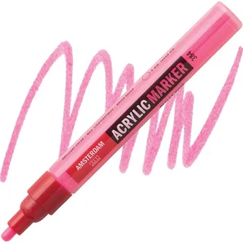 AMSTERDAM Acrylic Marker 4mm, 384 reflex rose
