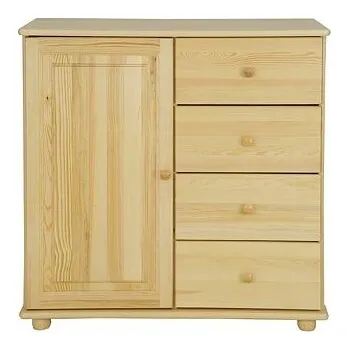Ložnicová sestava Komoda KD100 povrchová úprava Bezbarvý přírodní lak