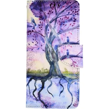 Pouzdro na mobilní telefon Pouzdro Realme C25Y knížkové Kresba stromu (kryt neboli obal na Realme C25Y)