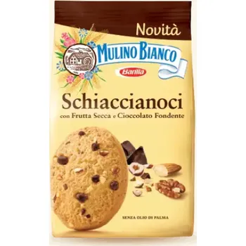 Sušenky s ovocem a čokoládou, Mulino Bianco schiaccianoci