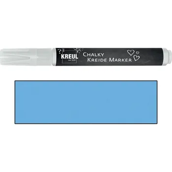 Křídový popisovač KREUL "M", světle modrý