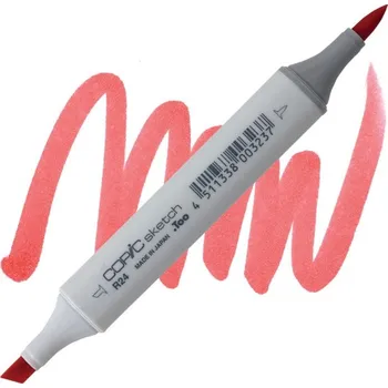 Lihová fixa COPIC Sketch oboustranná Brush & Chisel, R24 Prawn