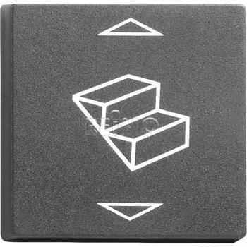 Elektrická zásuvka Fawo Ovládací destička schodu Presto Černá