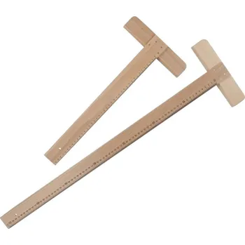 pravítka Dřevěný příložník "T" 100cm