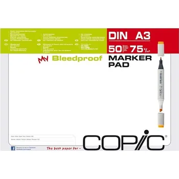Blok Blok A3 COPIC Marker Pad, 50 listů