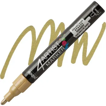 PEBEO 4Artist lakový popisovač 4mm, zlatý