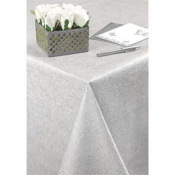 ubrus Ubrus PVC textilní vzor šedý návin 20 m x 140 cm 6732310