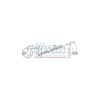 Chladič motoru Vysoušeč klimatizace NISSENS 95323