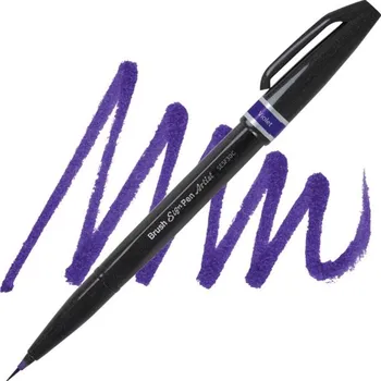 PENTEL Touch Brush Sign Pen "ARTIST", fialový
