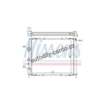 Chladič motoru Chladič motoru NISSENS 63768