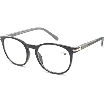 Brýle na čtení IDENTITY Dioptrické brýle MC2230 +2,50 black/grey flex