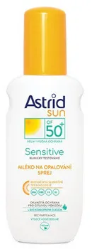 Přípravek na opalování Astrid Sun Sensitive mléko na opalování ve spreji SPF50+ 150 ml
