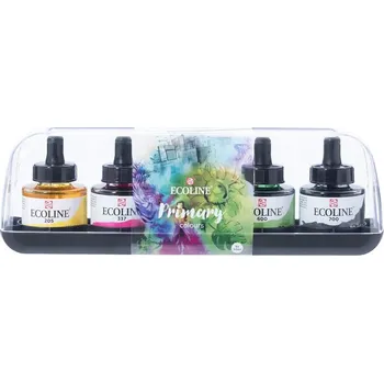 ROYAL TALENS Akvarelový ECOLINE Aquarell Ink 30ml, 5ks základní