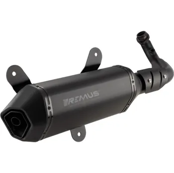 Výfuk pro motocykl Výfuk REMUS NOTTE Black Edition, Vespa GTS, ​GTS Super, ​GTV 300ccm Euro5 2020- REM43050B