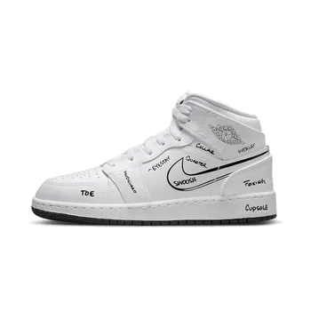 Dámská obuv Air Jordan Jordan 1 Mid "Schematic" (GS) Velikost: 36.5