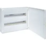 Rozvodnice nástěnná golf, IP40, 2-řadá, 36 mod., plná dvířka /VB36PB/ VS218PD