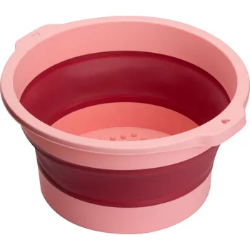 Skládací vanička na pedikúru - růžová