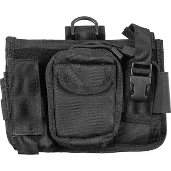 Ledvinka MFH Pouzdro na pásek pro mobil,doklady a nůž uchycení MOLLE ČERNÉ
