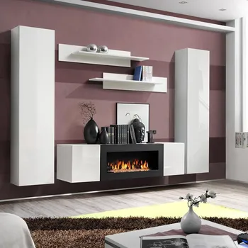 Obývací stěna Obývací Stěna + Biokorb Fly M1 Bílý