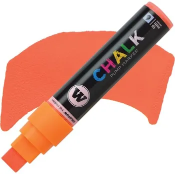 Křídová fixa MOLOTOW Chalk na sklo 15mm, oranžová NEON