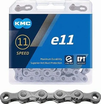Řetěz na kolo KMC E11 EPT e-bike 11s šedý