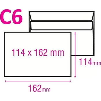 Obálka Obálka C6 samolepící 1000ks