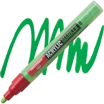 AMSTERDAM Acrylic Marker 4mm, 618 permanent green light