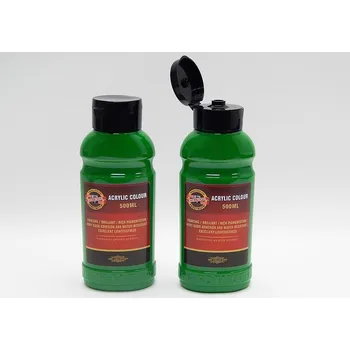 Výtvarná barva Koh-i-noor Barva akrylová 500ml zeleň permanentní Koh-i-noor 1627/0520 245