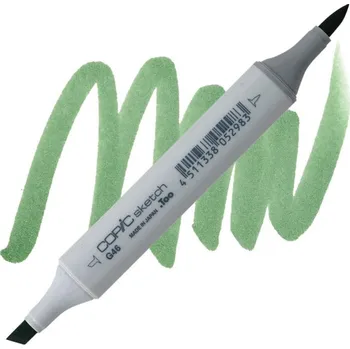 Lihová fixa COPIC Sketch oboustranná Brush & Chisel, G46 Mistletoe