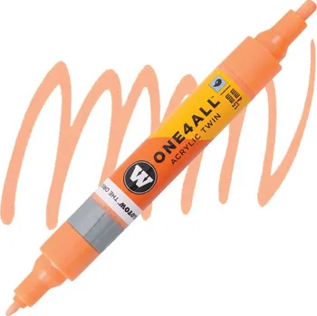 Akrylová fixa MOLOTOW One4All Twin 1,5-4mm, pastel peach