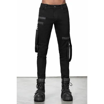 Pánské kalhoty kalhoty pánské KILLSTAR - Demetrius Jeans - Black