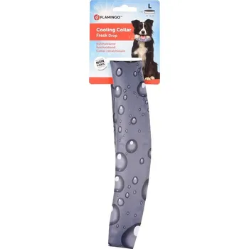 Hračka pro psa Flamingo Chladící obojek pro psy vzor kapky L 49-56cm