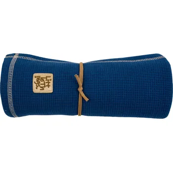 Dětská deka tmavě modrá bavlněná deka