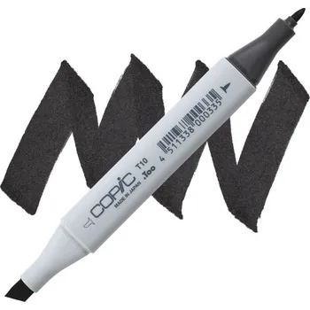 Lihová fixa COPIC Classic oboustranná Fine & Chisel, T10 Toner gray 10