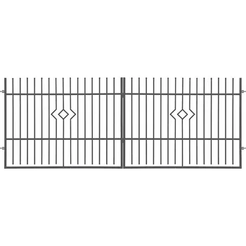 Plot Brána Porto 4m – 1,50 m práškově lakovaná