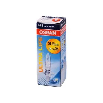 Autodoplněk Autožárovka 12V H1 55W - Osram Ultra Life 3x delší životnost 1ks