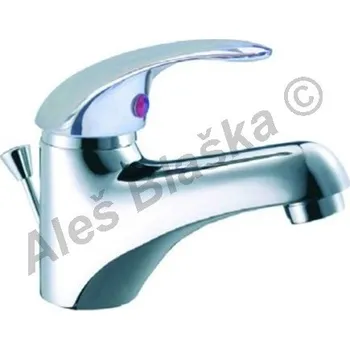 Vodovodní baterie GEOS BEST GB 7500 páková vodovodní baterie stojánková umyvadlová s výpustí - CHROM GB7500