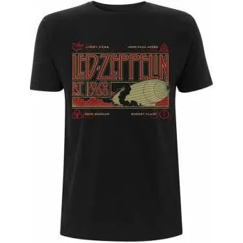 Pánské tričko Merch Led Zeppelin: Tričko Zeppelin & Smoke XL 2020
