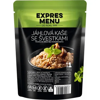 Hotové jídlo EXPRES MENU Jáhlová kaše se švestkami 300 g